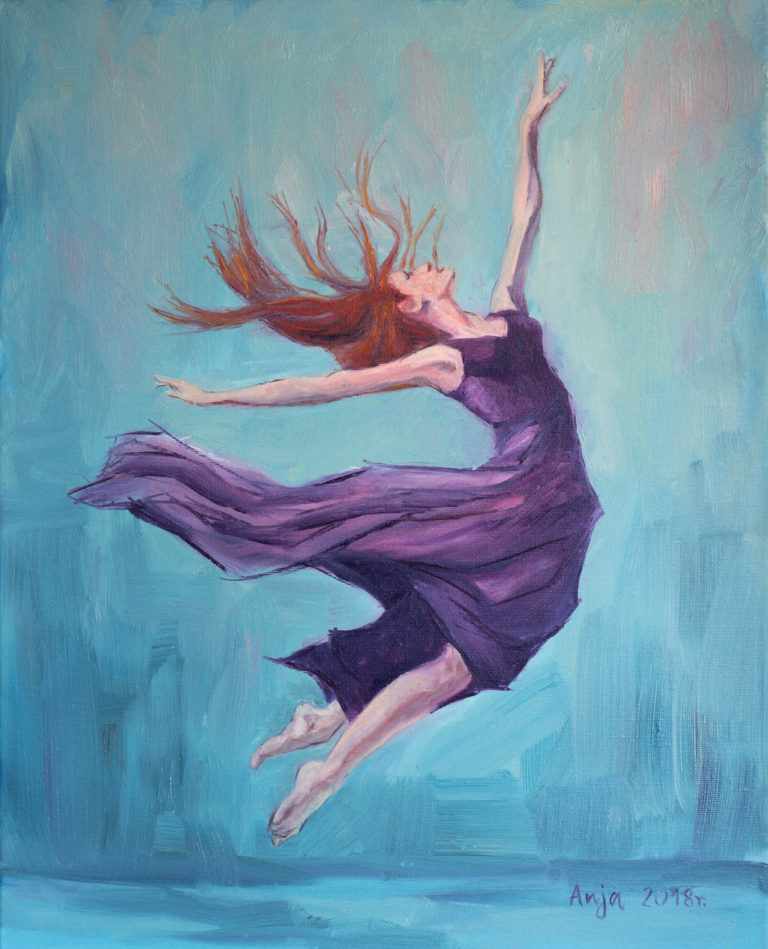 Taniec by Anna Kubczak, obraz olejny